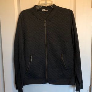 Ten Tree Quilted Zip-up Sweatshirt